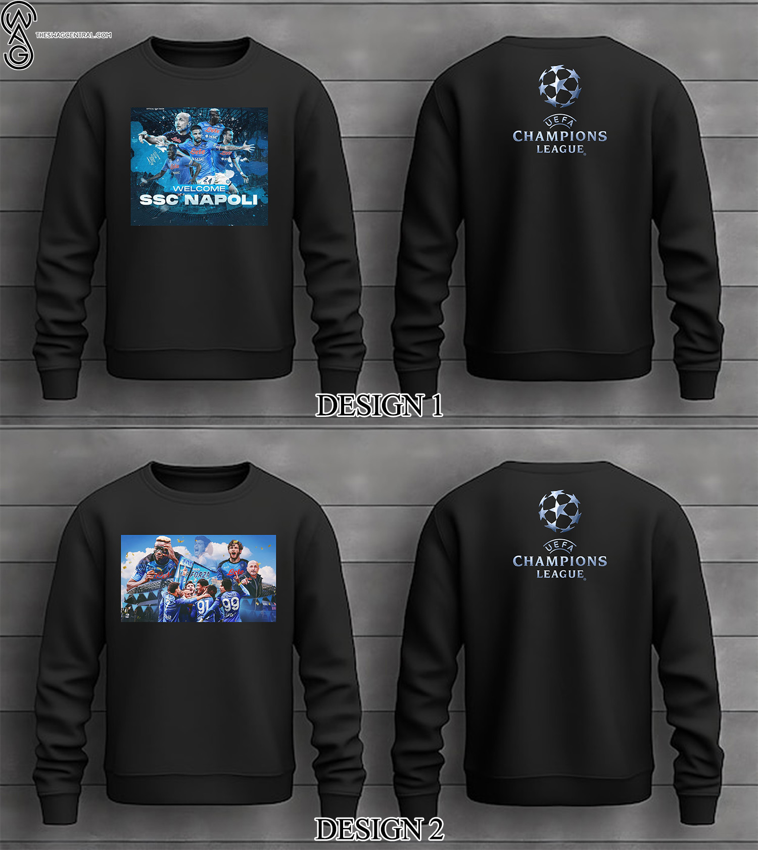 UEFA Champions League Societa Sportiva Calcio Napoli Shirt